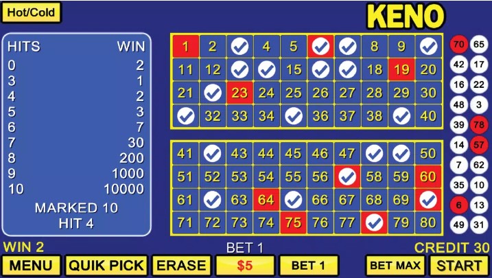 Giới thiệu về game Keno tại xổ số Kubet